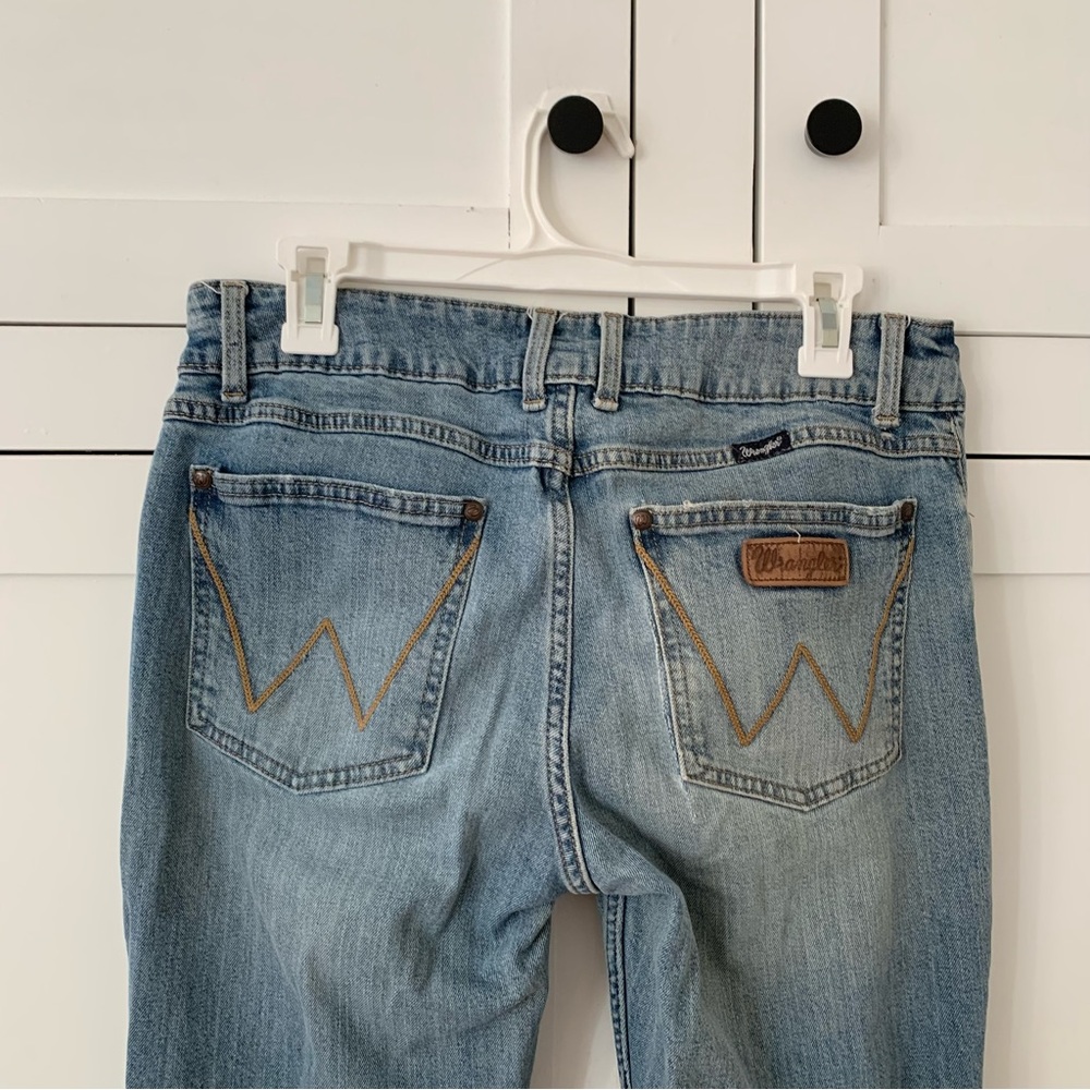 Wrangler Low Rise Bootcut Jeans Size 11x36 - Picture 6 of 12